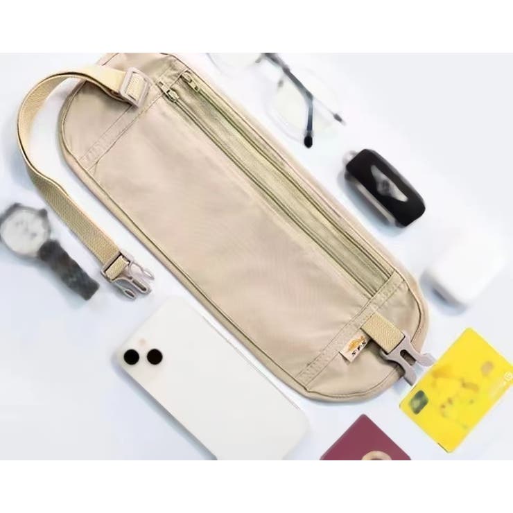 セキュリティポーチ 旅行用品 貴重品管理 | PlusNao | 詳細画像4 