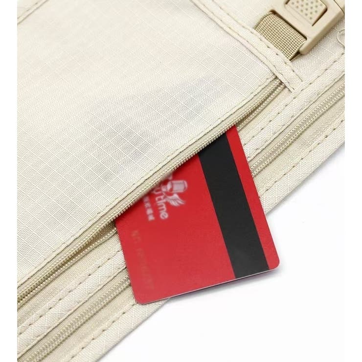 セキュリティポーチ 旅行用品 貴重品管理 | PlusNao | 詳細画像7 