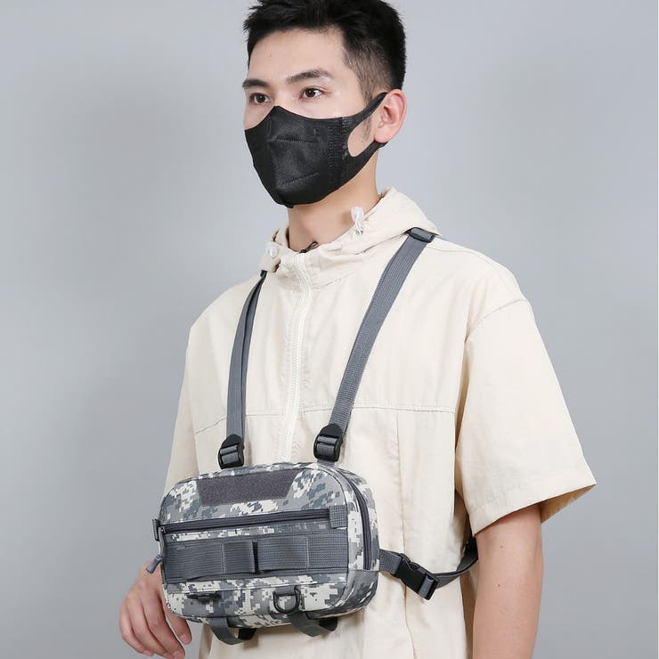 ボディバッグ チェストバッグ ベスト型 | PlusNao | 詳細画像3 