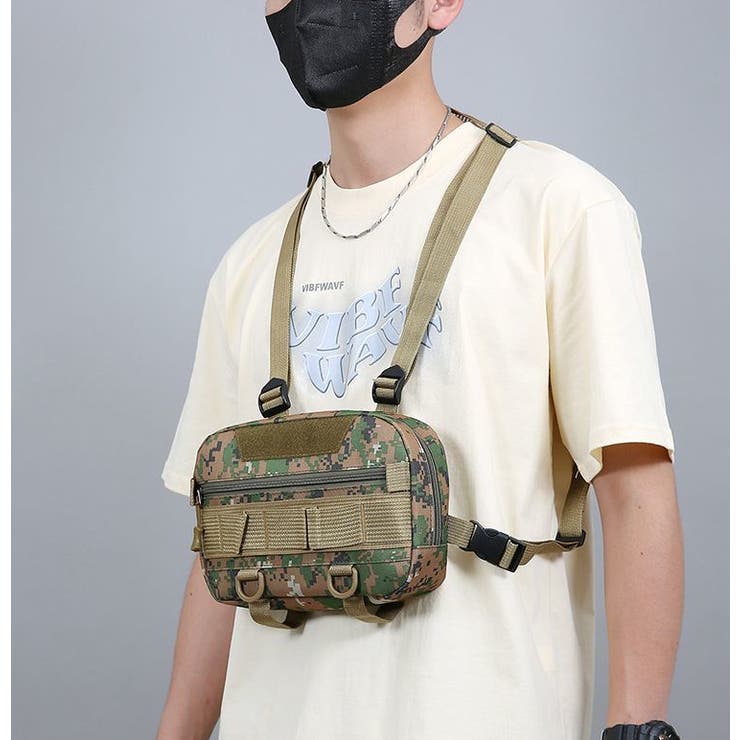 ボディバッグ チェストバッグ ベスト型 | PlusNao | 詳細画像5 