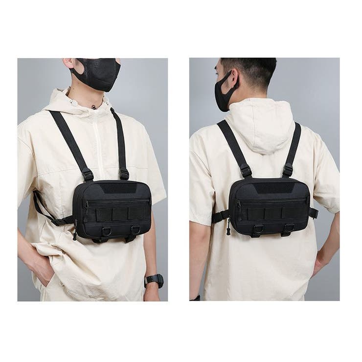 ボディバッグ チェストバッグ ベスト型 | PlusNao | 詳細画像6 