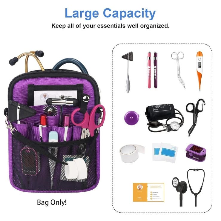 ナースポーチ エプロンバッグ マチ付き | PlusNao | 詳細画像6 