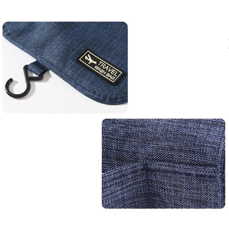 トラベルポーチ 化粧ポーチ メイクポーチ | PlusNao | 詳細画像6 