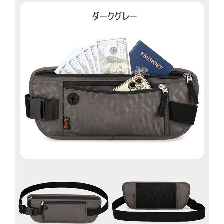 Qoo10] ウエストポーチ ベルトポーチ レディース