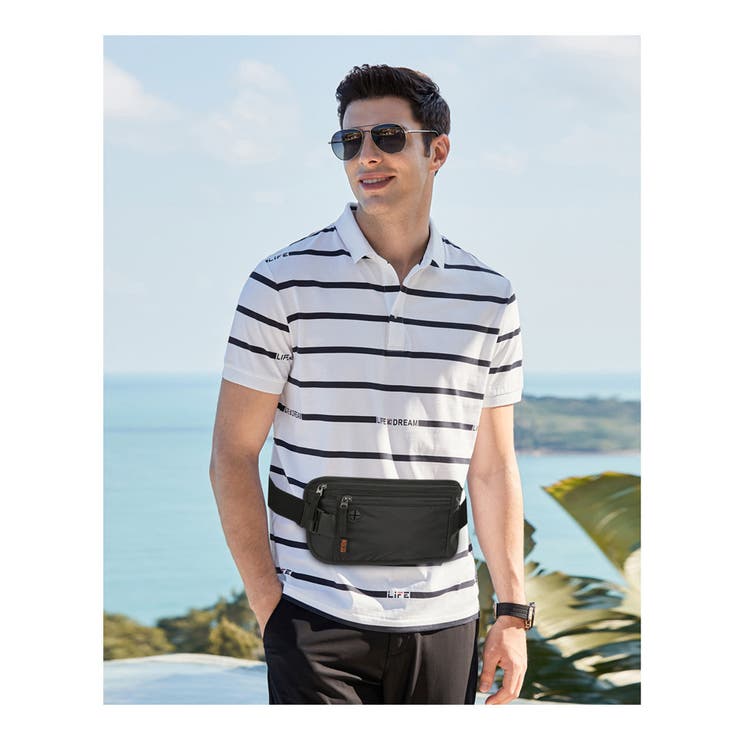 ウエストポーチ ウエストバッグ 男女兼用 | PlusNao | 詳細画像2 