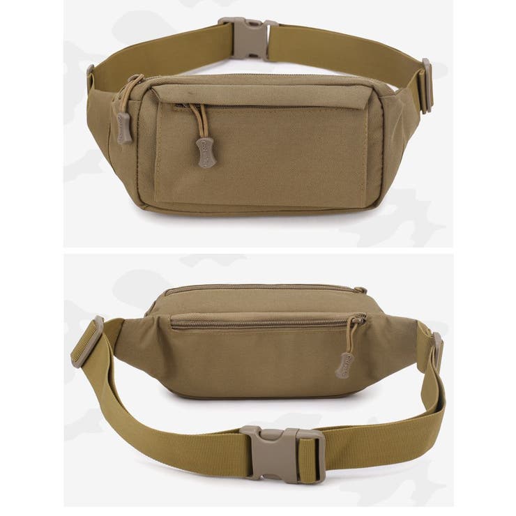 ウエストポーチ ウエストバッグ 男女兼用 | PlusNao | 詳細画像12 