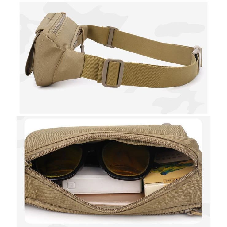 ウエストポーチ ウエストバッグ 男女兼用 | PlusNao | 詳細画像13 