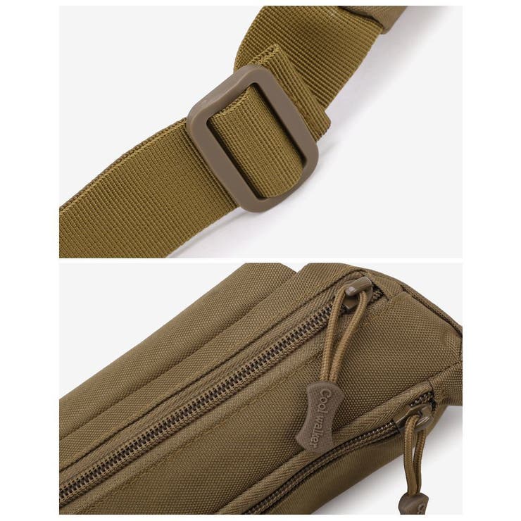 ウエストポーチ ウエストバッグ 男女兼用 | PlusNao | 詳細画像14 