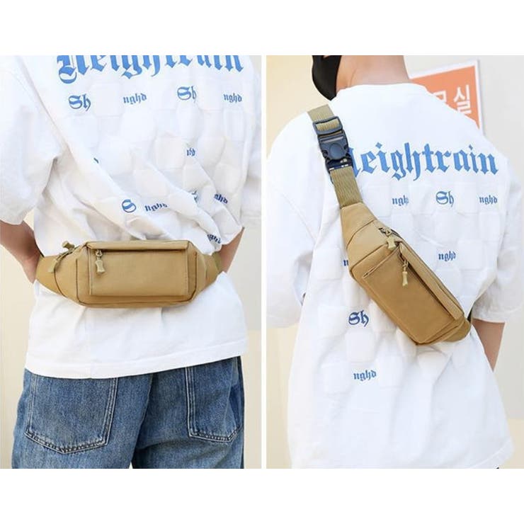 ウエストポーチ ウエストバッグ 男女兼用 | PlusNao | 詳細画像3 