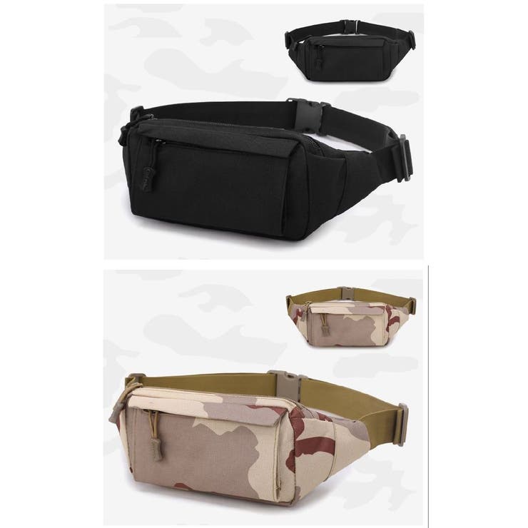 ウエストポーチ ウエストバッグ 男女兼用 | PlusNao | 詳細画像9 