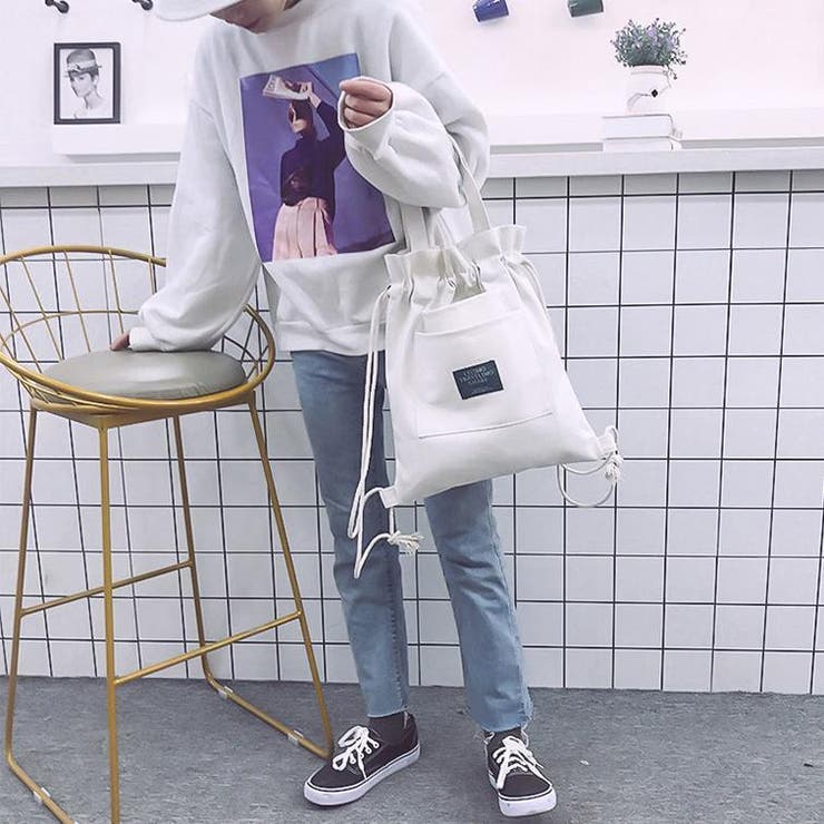 2wayバッグ ナップサック トートバッグ | PlusNao | 詳細画像4 