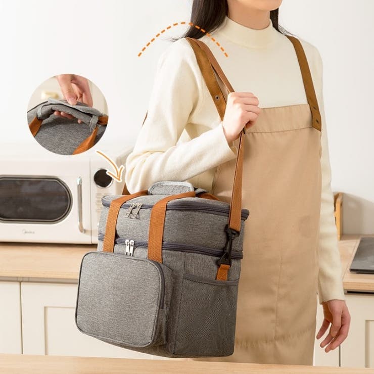 クーラーバッグ 2段 保冷バッグ | PlusNao | 詳細画像2 