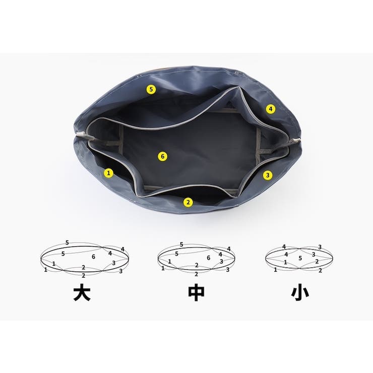 バッグインバッグ 大きめ バックインバッグ | PlusNao | 詳細画像8 