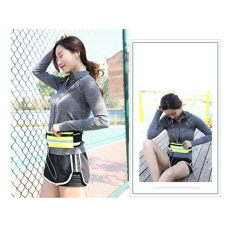 ランニングポーチ ウエストポーチ 男女兼用 | PlusNao | 詳細画像6 