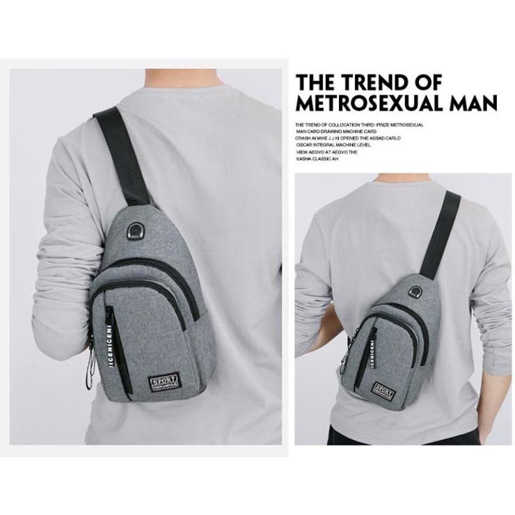 ボディバッグ ショルダーバッグ メンズ | PlusNao | 詳細画像4 