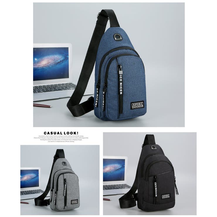 ボディバッグ ショルダーバッグ メンズ | PlusNao | 詳細画像9 