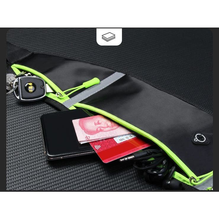 ランニングポーチ ウエストポーチ レディース | PlusNao | 詳細画像15 