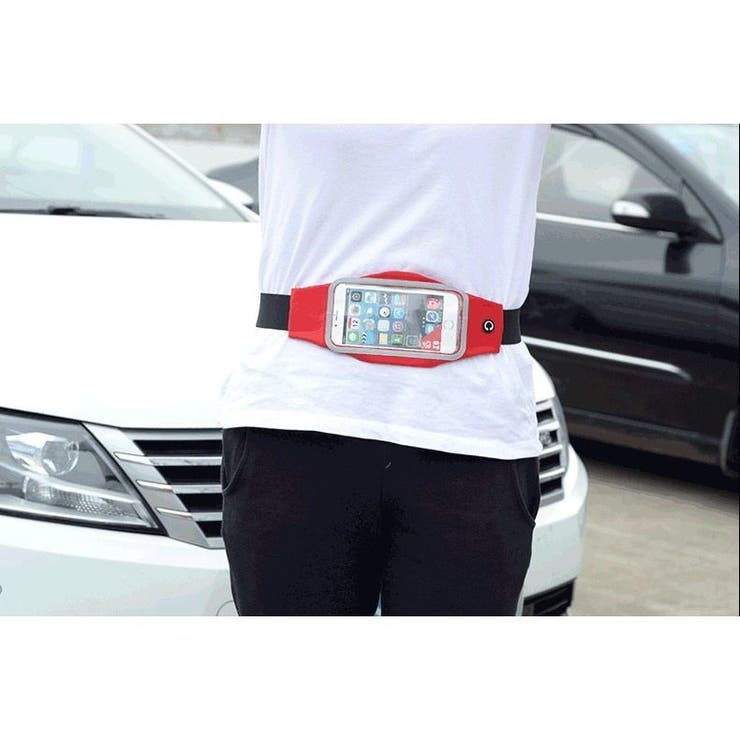 ランニングポーチ ウエストポーチ スマホケース | PlusNao | 詳細画像4 