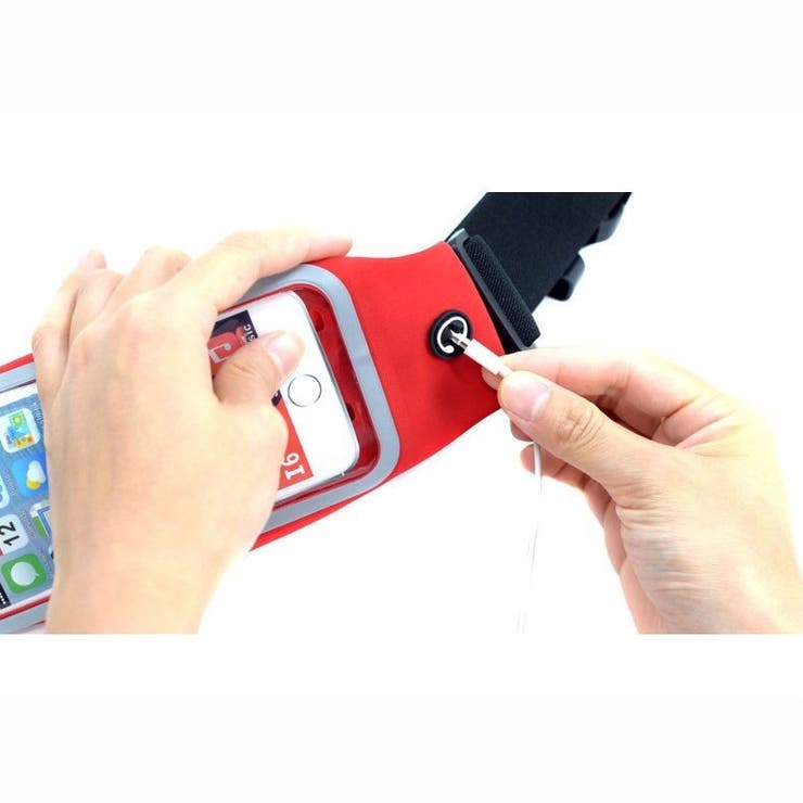 ランニングポーチ ウエストポーチ スマホケース | PlusNao | 詳細画像8 