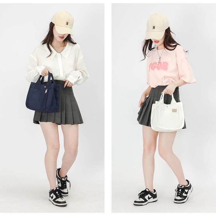 ミニトートバッグ ハンドバッグ 鞄 | PlusNao | 詳細画像5 