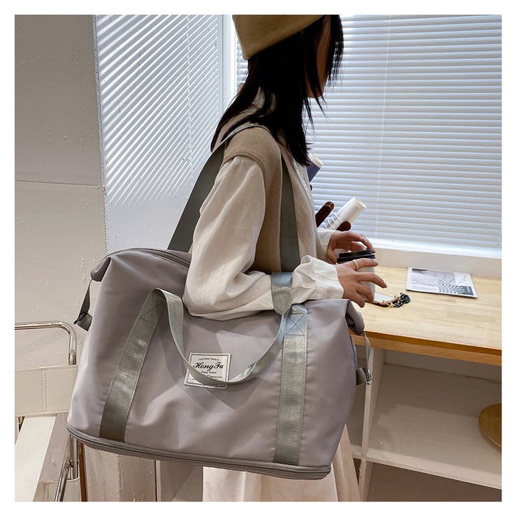 ボストンバッグ 拡張 キャリーオンバッグ | PlusNao | 詳細画像10 