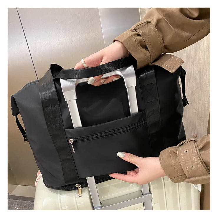 ボストンバッグ 拡張 キャリーオンバッグ | PlusNao | 詳細画像12 