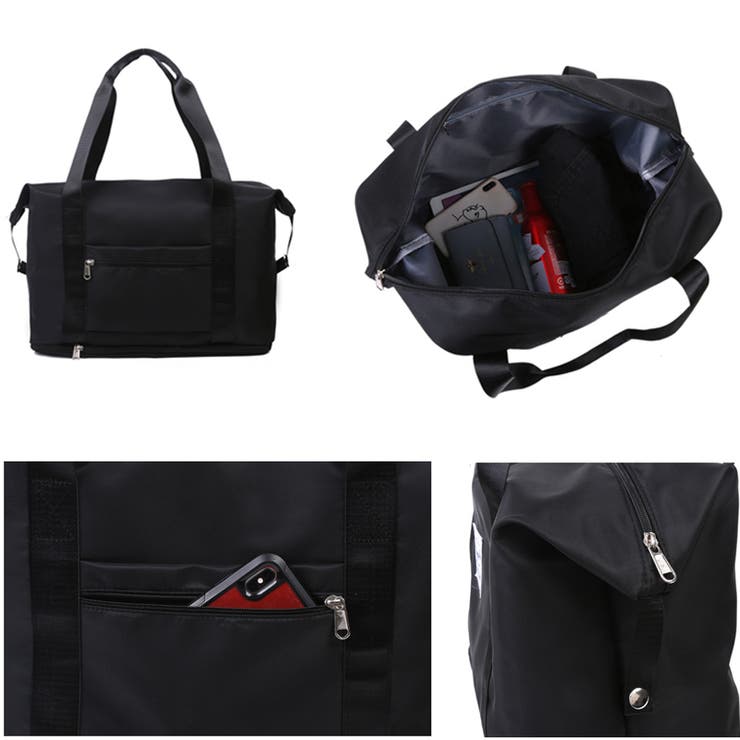 ボストンバッグ 拡張 キャリーオンバッグ | PlusNao | 詳細画像15 