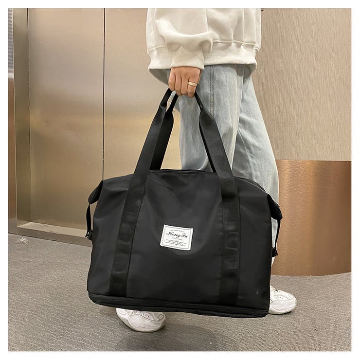 ボストンバッグ 拡張 キャリーオンバッグ | PlusNao | 詳細画像2 