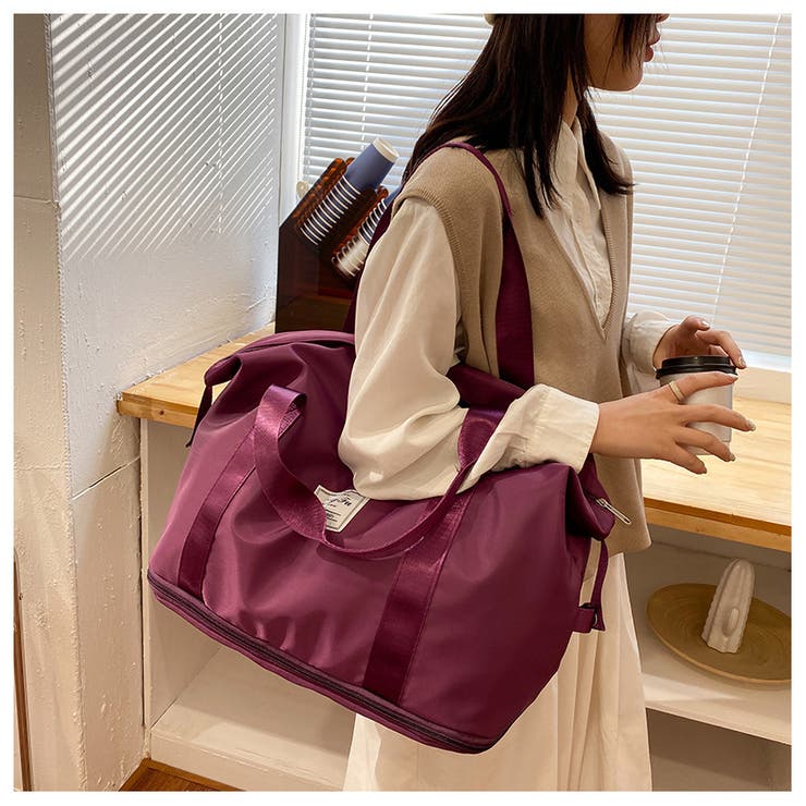 ボストンバッグ 拡張 キャリーオンバッグ | PlusNao | 詳細画像9 