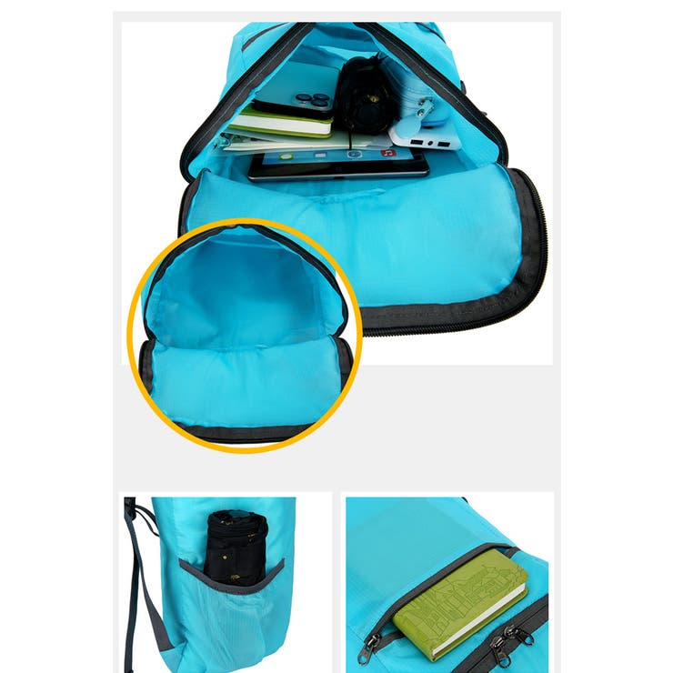 リュックサック 折り畳み式 バックパック | PlusNao | 詳細画像13 