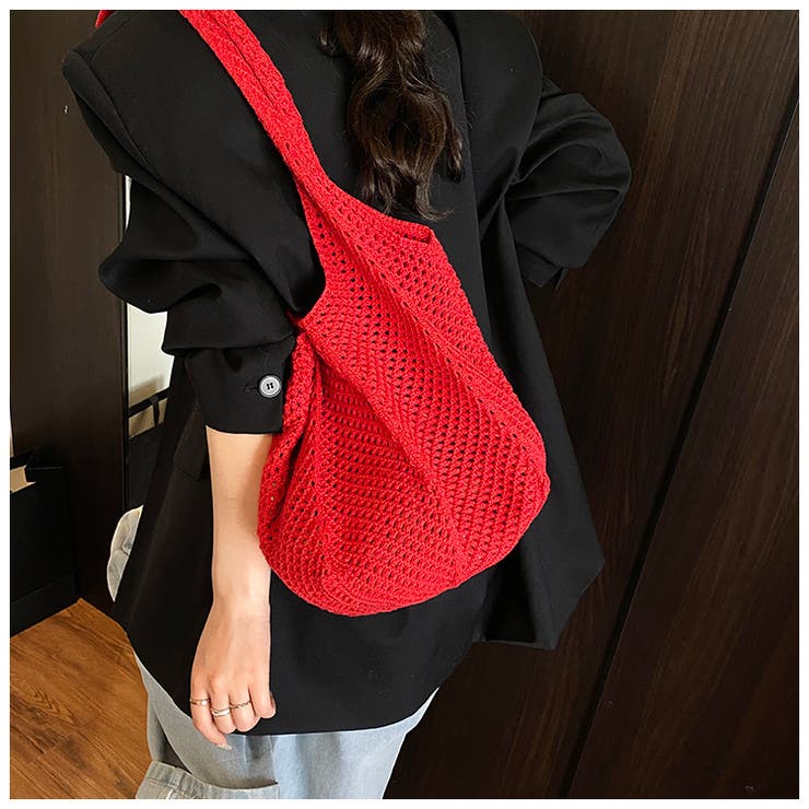 ショルダーバッグ ニットバッグ レディース | PlusNao | 詳細画像9 