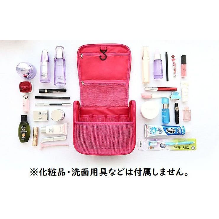トラベルポーチ トイレタリーバッグ メイクポーチ | PlusNao | 詳細画像7 