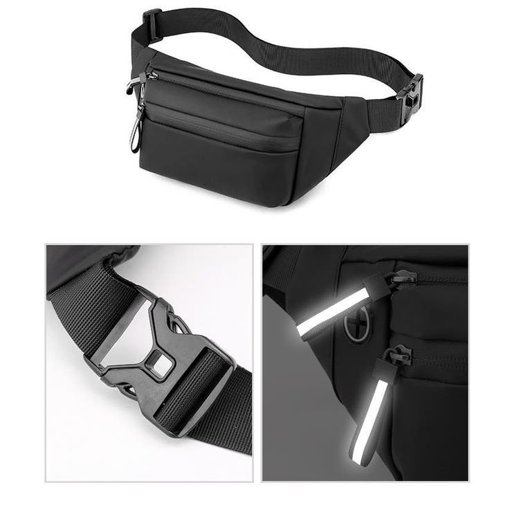 ボディバッグ ウエストバッグ 男性 | PlusNao | 詳細画像12 