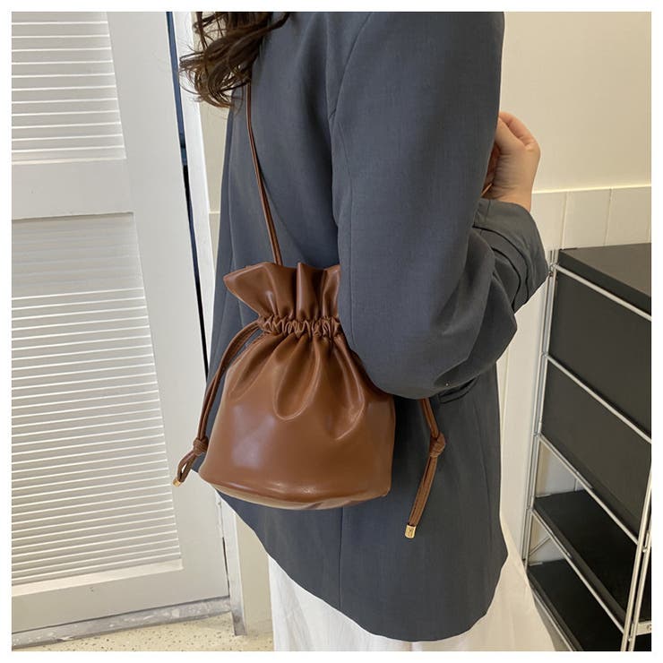 ミニショルダーバッグ ポシェット 巾着型 | PlusNao | 詳細画像10 