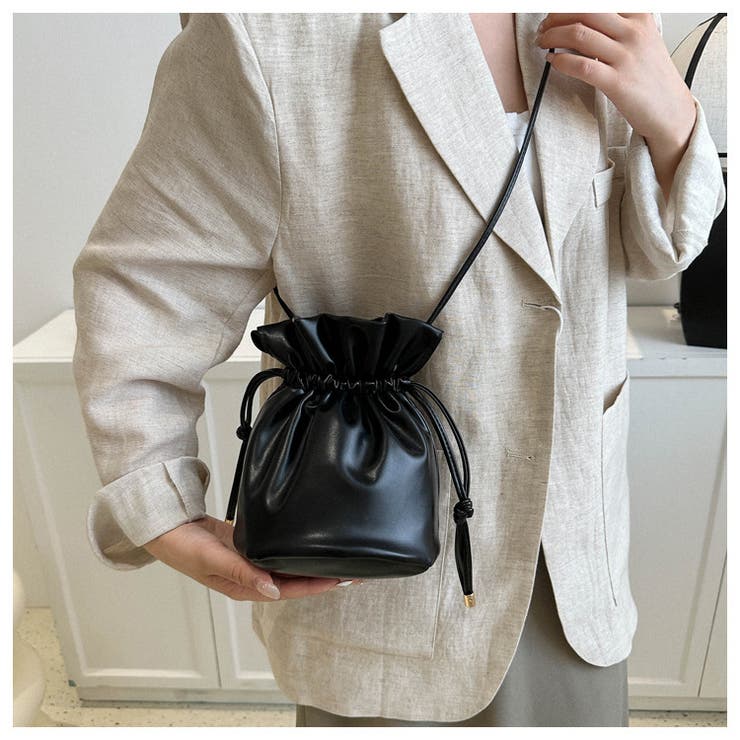 ミニショルダーバッグ ポシェット 巾着型 | PlusNao | 詳細画像2 