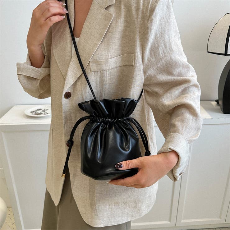 ミニショルダーバッグ ポシェット 巾着型 | PlusNao | 詳細画像4 