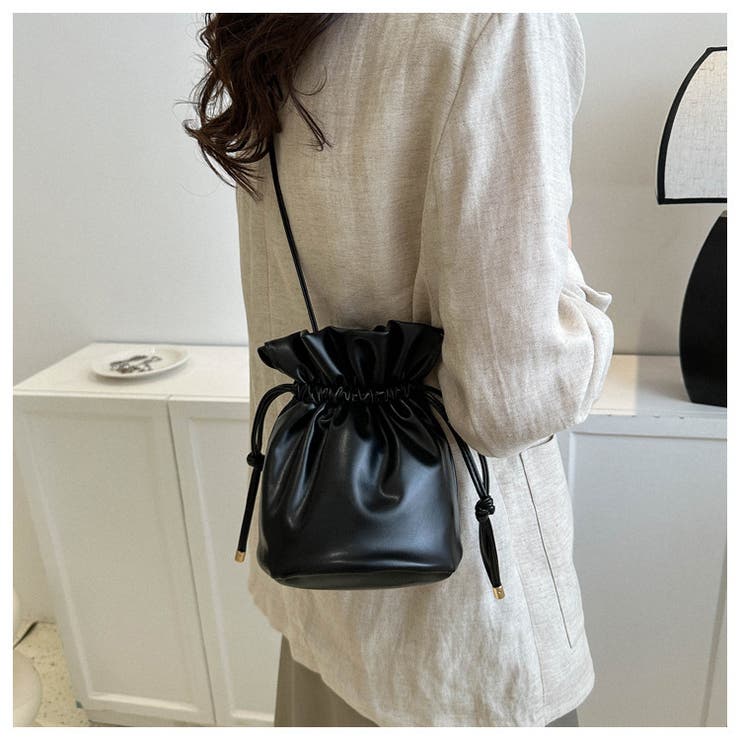 ミニショルダーバッグ ポシェット 巾着型 | PlusNao | 詳細画像5 