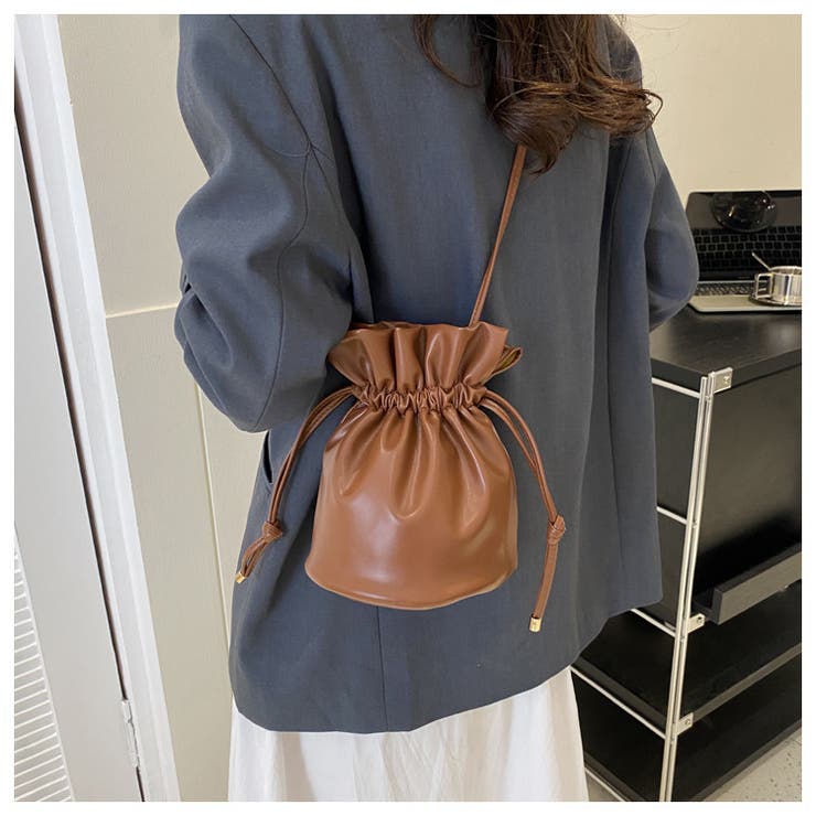 ミニショルダーバッグ ポシェット 巾着型 | PlusNao | 詳細画像9 