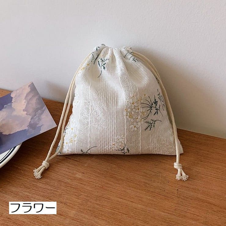 巾着ポーチ 巾着袋 巾着バッグ | PlusNao | 詳細画像4 