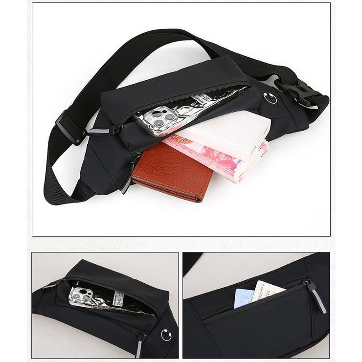 ボディバッグ ウエストポーチ かばん | PlusNao | 詳細画像15 