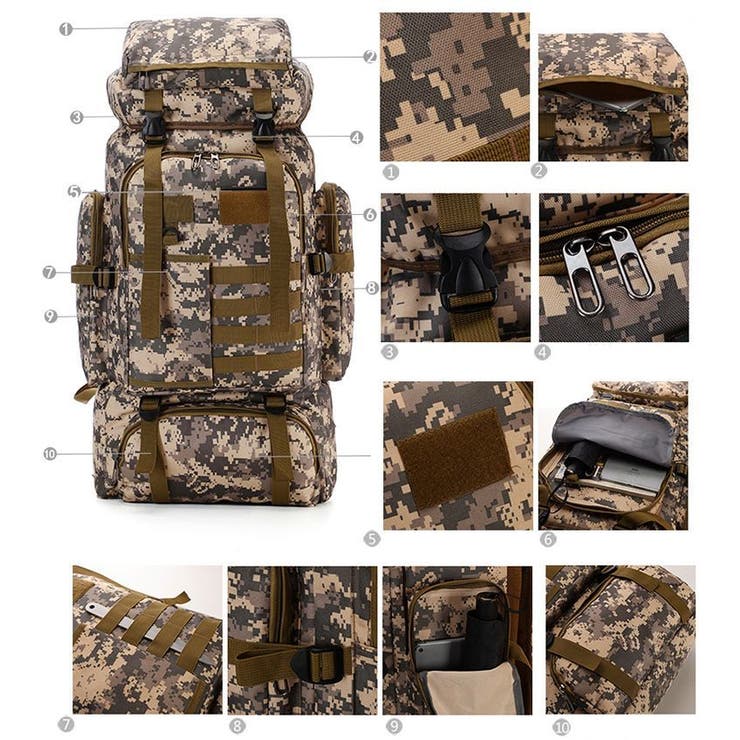 バックパック リュックサック 大容量 | PlusNao | 詳細画像11 