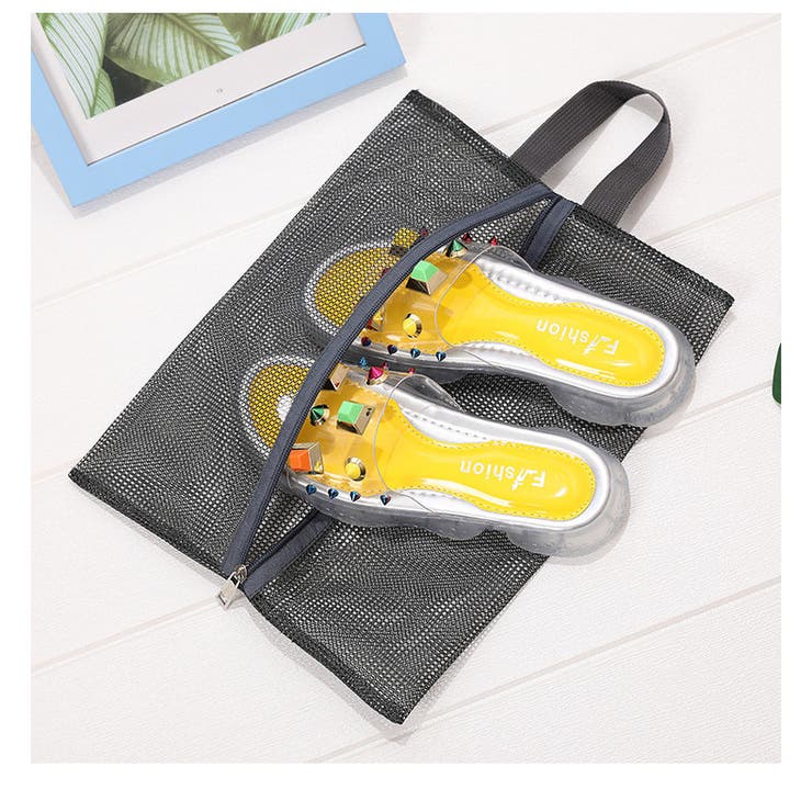 シューズバッグ シューズケース メッシュ | PlusNao | 詳細画像3 