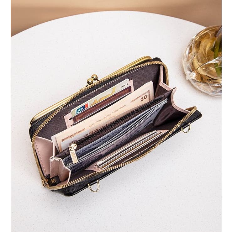 ミニショルダーバッグ お財布ポシェット がま口 | PlusNao | 詳細画像4 