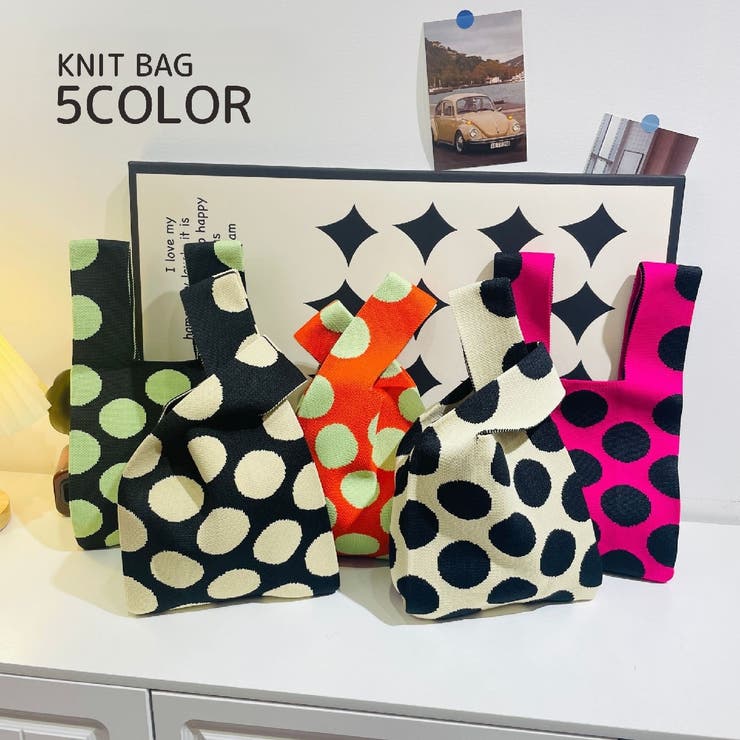 ニットバッグ ハンドバッグ トートバッグ | PlusNao | 詳細画像1 