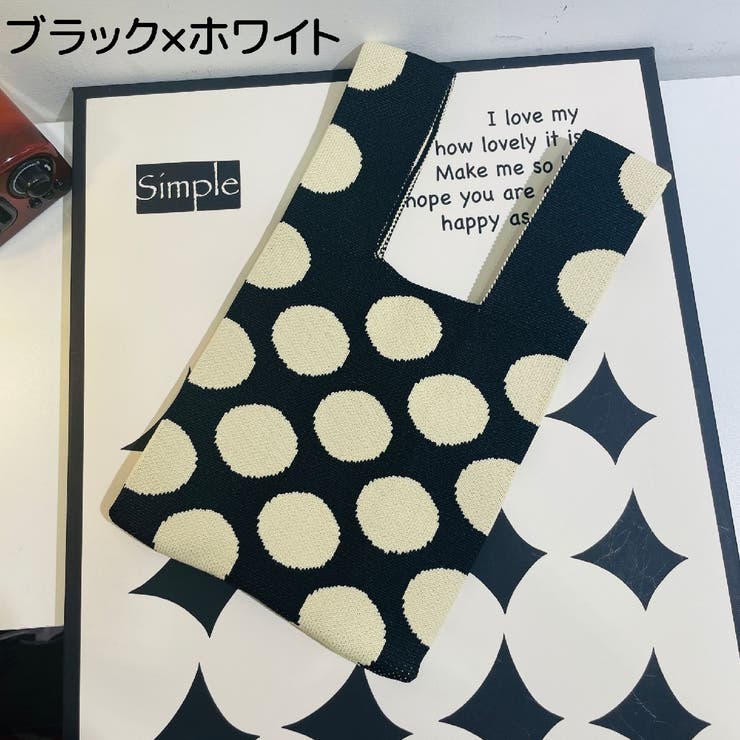 ニットバッグ ハンドバッグ トートバッグ | PlusNao | 詳細画像13 