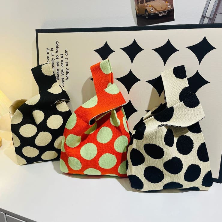 ニットバッグ ハンドバッグ トートバッグ | PlusNao | 詳細画像2 