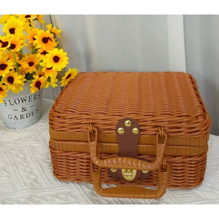 かごバッグ ハンドバッグ トランクバスケット | PlusNao | 詳細画像4 