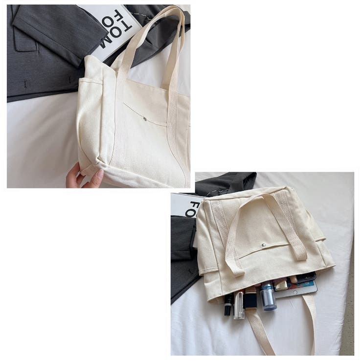 トートバッグ 肩掛け 鞄 | PlusNao | 詳細画像12 