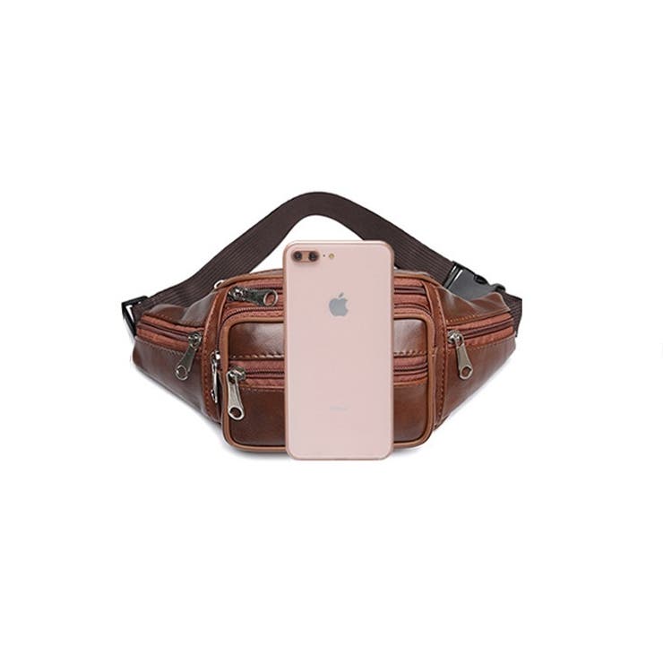 gentlen ボディバッグ ウエストポーチ ブラウン gentlen ボディバッグ ウエストポーチ ブラウン