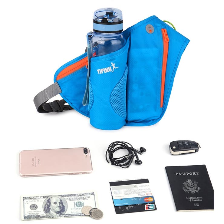 ランニングバッグ スポーツ用 ウエストポーチ | PlusNao | 詳細画像16 